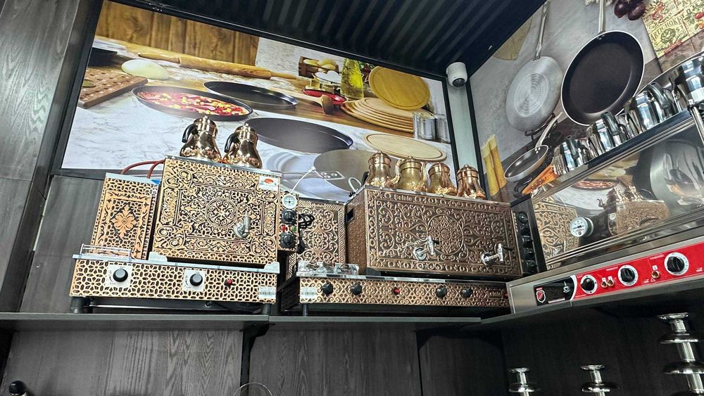 Самовар для бардак чай (черный квадратный)