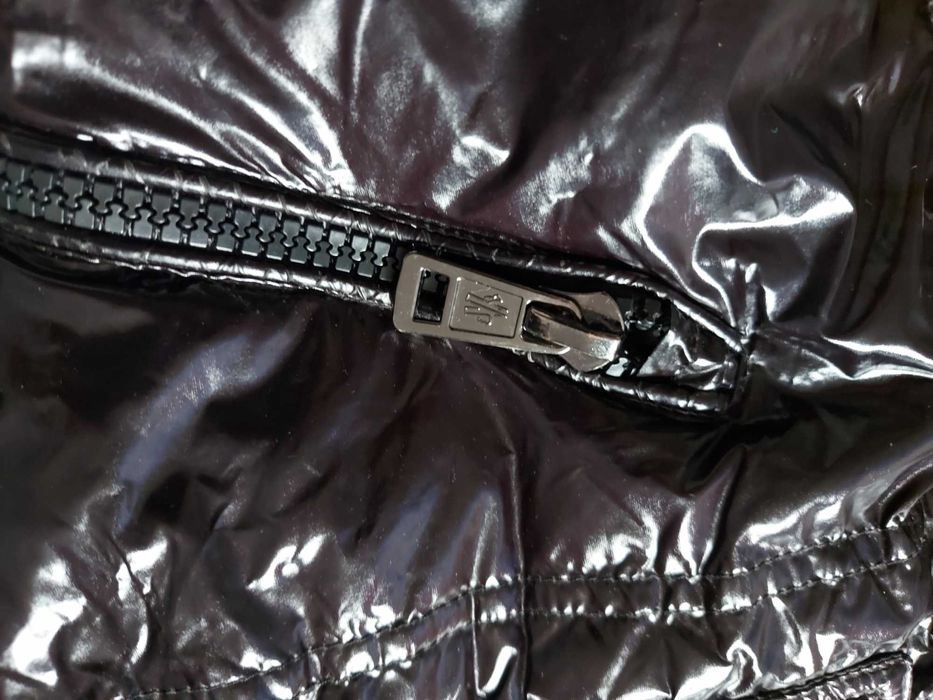 Moncler Branson M48 мъжко пухено яке 100%пух, черен лак ,водойстойчиво