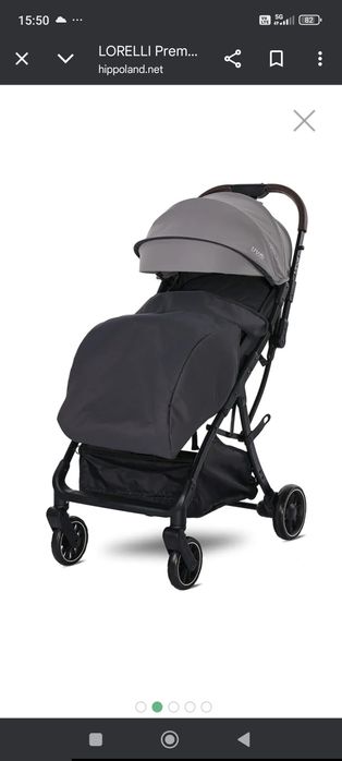 Бебешка лятна количка "Lorelli - Minori" , цвят Grey GASPER