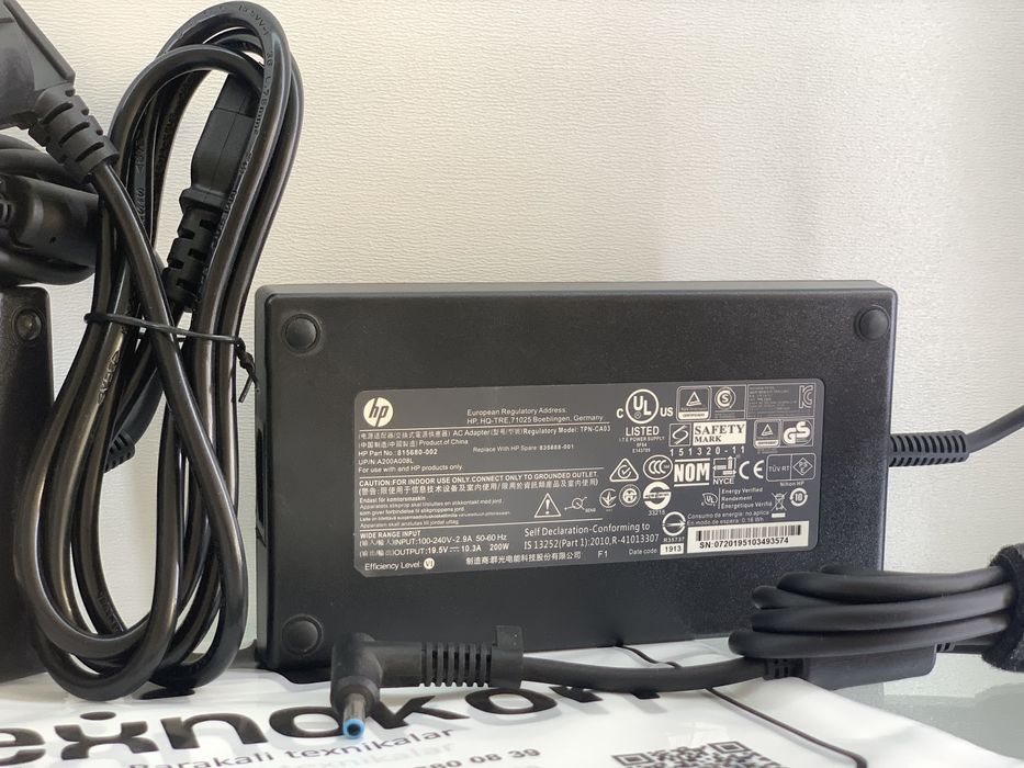 Aksiya! Hp zaryadka 10.3 Original PREMIUM! Блок питания HP 200w 10.3A