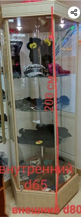 Витрины стеклянные