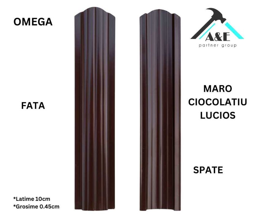 Sipca Metalica Maro / Gri / Negru / Stejar !