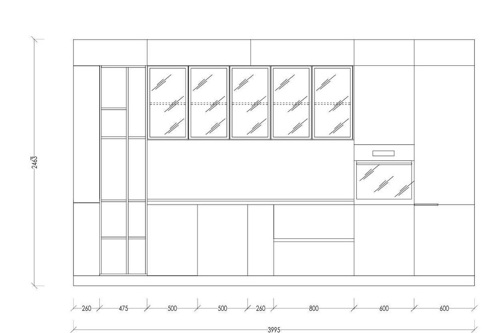 Кухня проект + MDF материали+немски обков Hettich