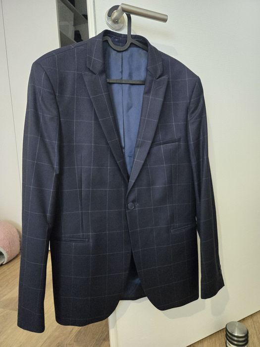 Costum sacou si pantalon din lana masura 50