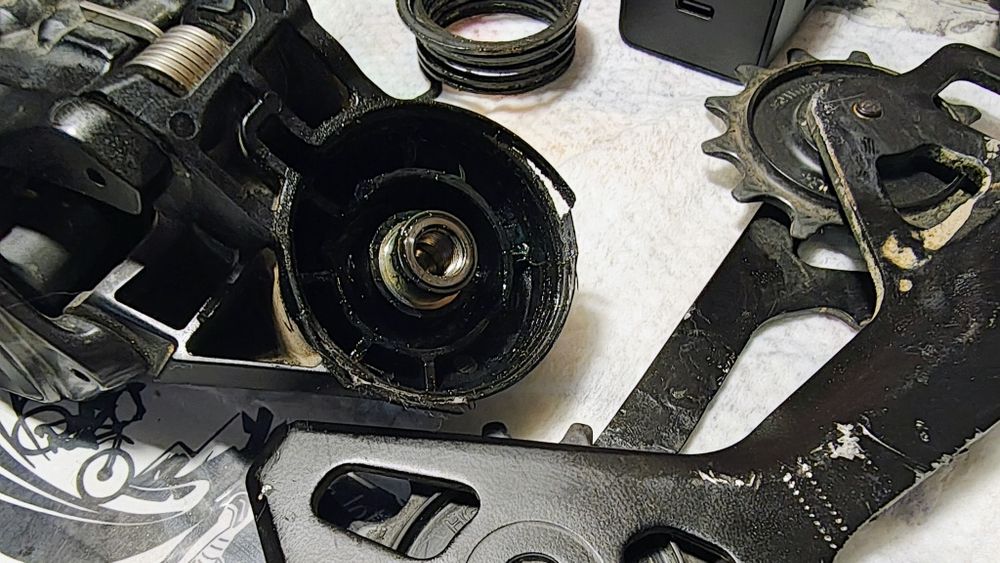 Shimano XT Di2 RD-M8250-SGS 12(счупен,и колче)