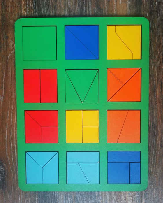 Квадраты Никитина 3 шт.