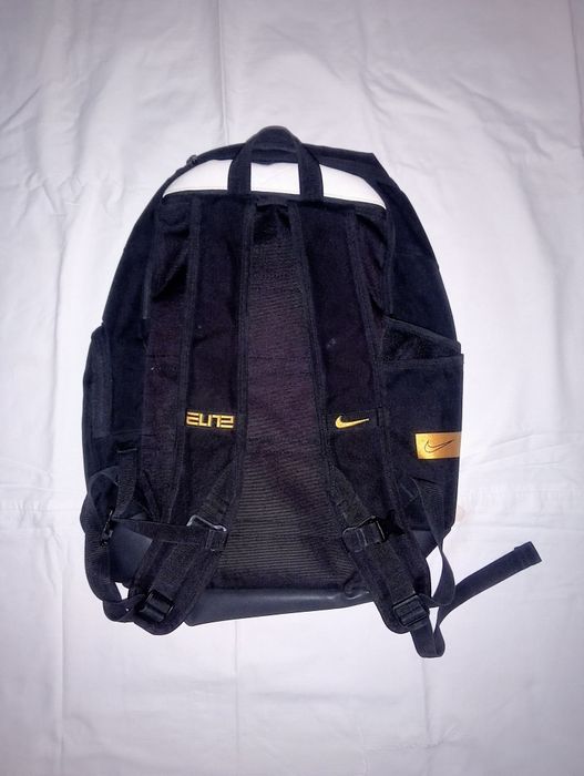 Nike elite bag черно золотой