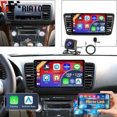Мултимедия Android за Subaru Legacy 4, Liberty Outback 3, Навигация, Андроид радио, двоен дин, 2004 2005 2006 2007 2008 година