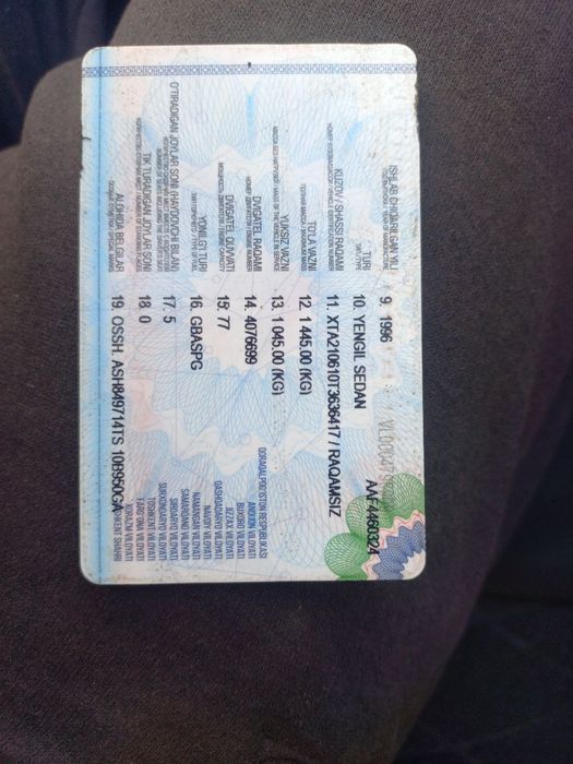 moshina chotki rasxodi yoq