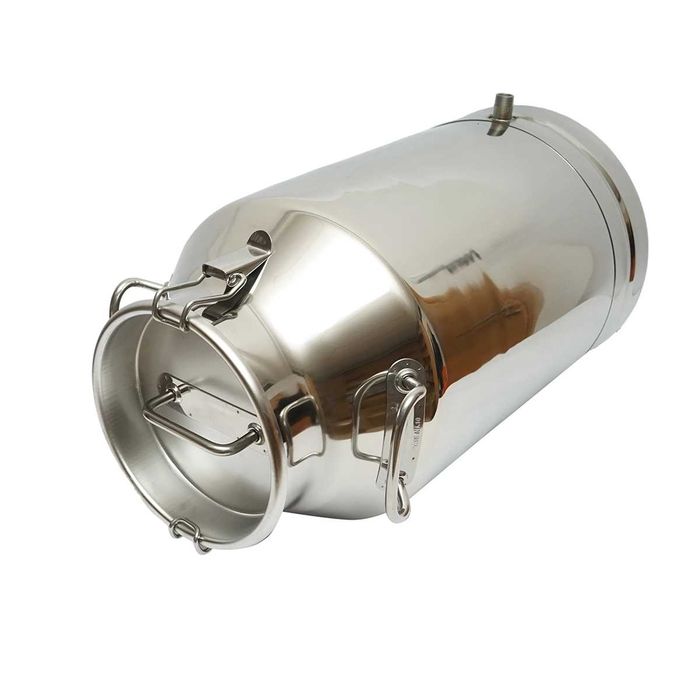 Bidon inox pentru lapte, 40 litri cu mufa pentru robinet
