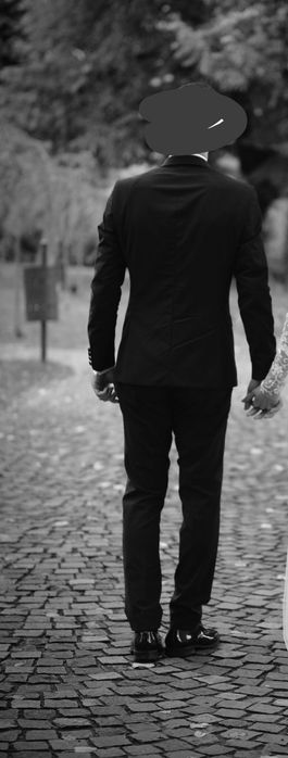 Costum smoching negru M, SEROUSSI
