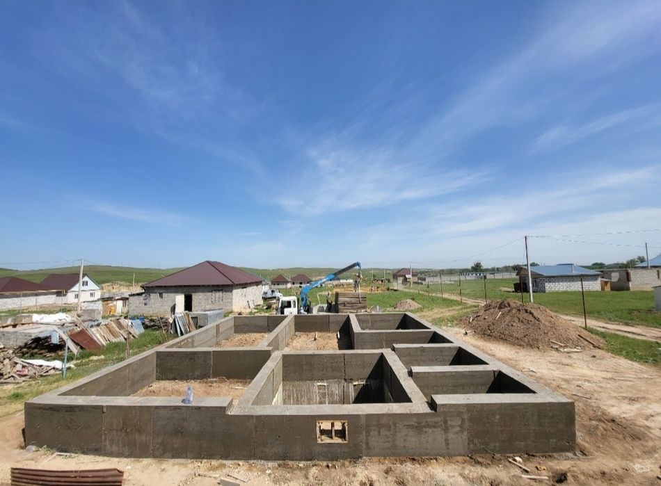 Заливка фундамент