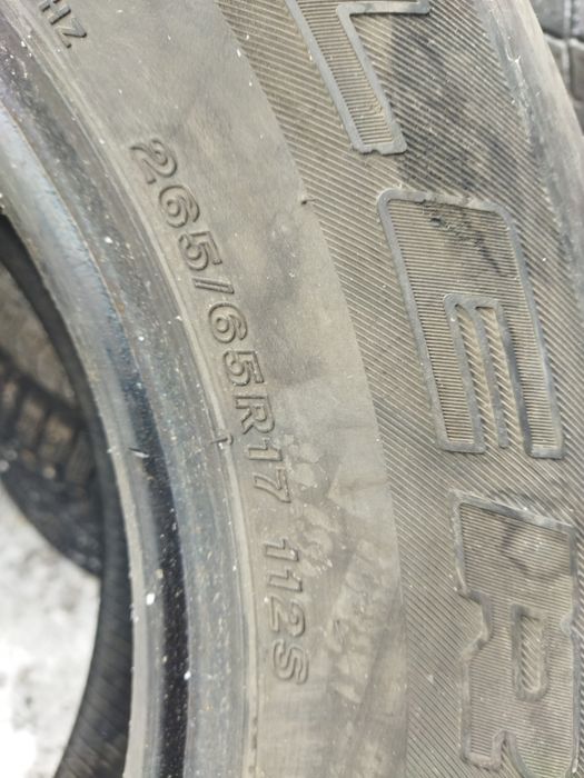 1 шина бриджстоун 265/65/17