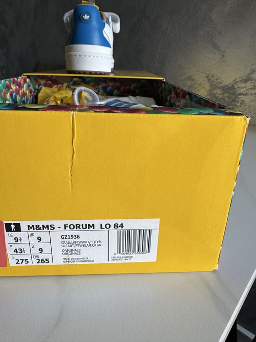Adidasi adidas editie limitata m&m’s marime 43 piele naturala