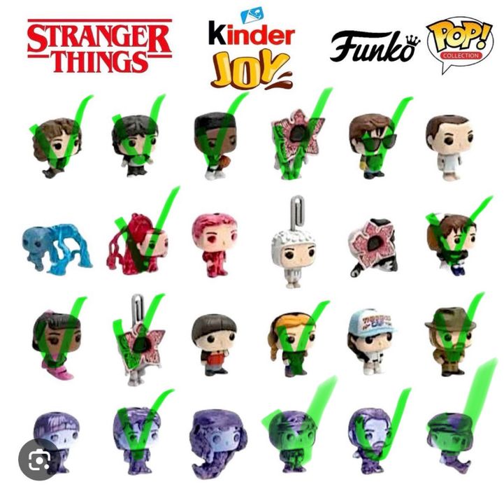 Продажа/обмен kinder joy stranger things