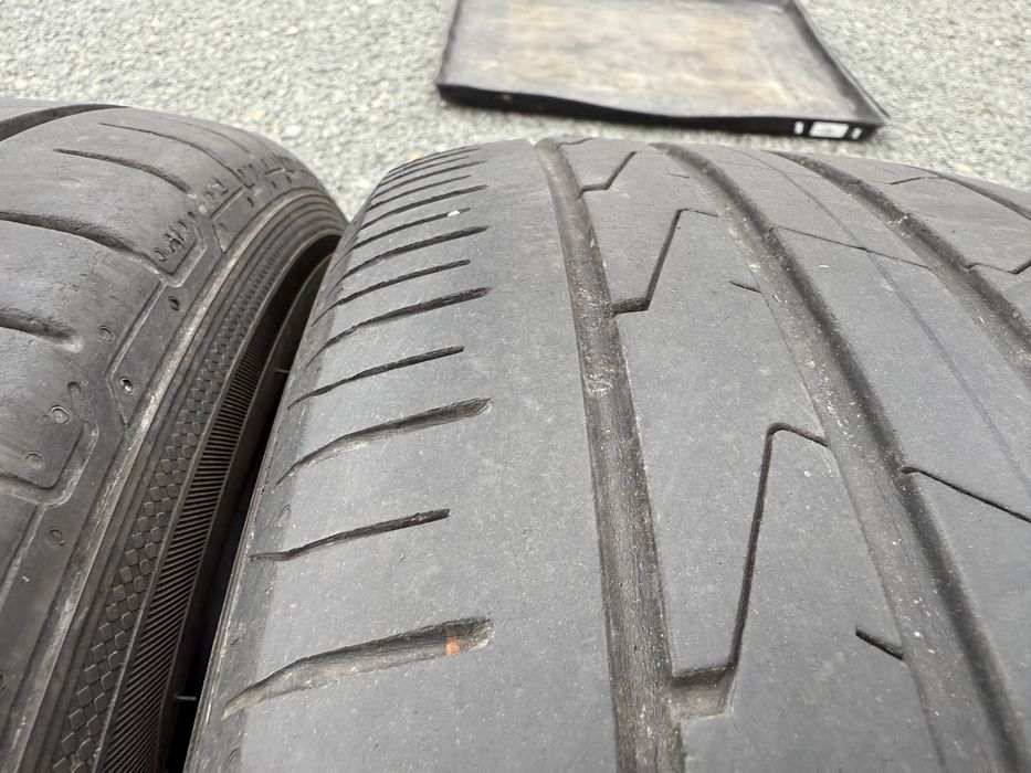 4бр. Летни Гуми С Борд 205/55R/16 -HANKOOK- DOT:4417- 5.2мм. + 4.9мм.
