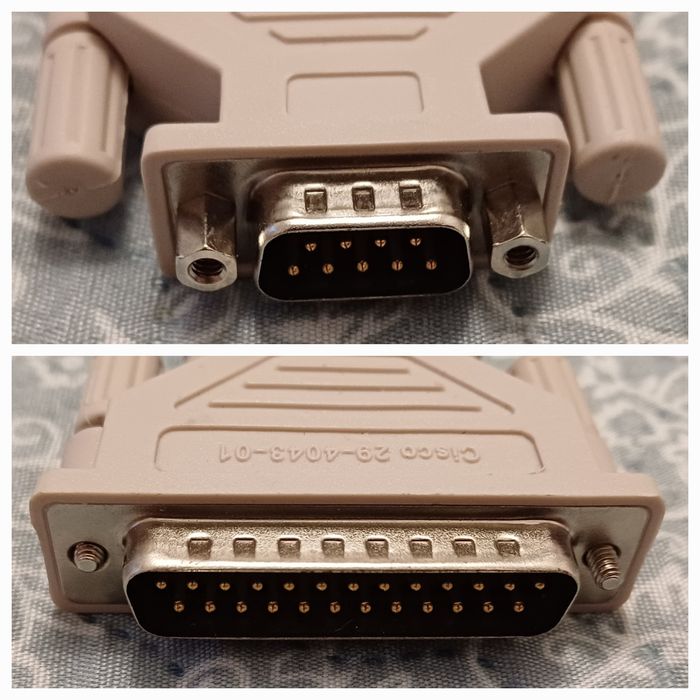 Lot mufa adaptor convertor VGA DVI DB9 DB25 Eth PS2 USB 23 bucati