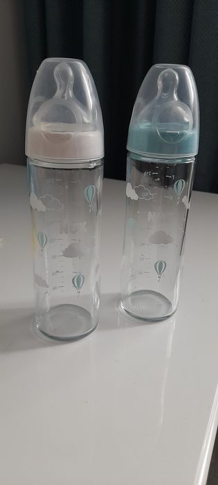 Biberoane sticlă NUK noi