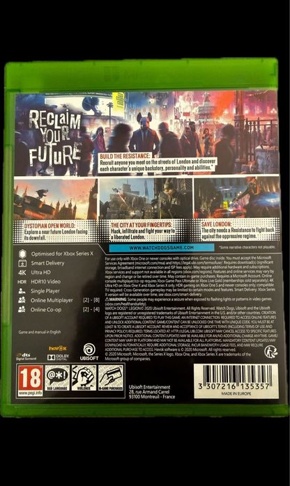 Watch dogs legion xbox one