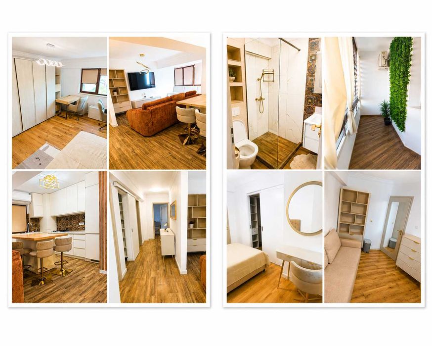 Apartament 4 camere, 90 mp, COMPLET MOBILAT & NOU – Central Târgu Frumos