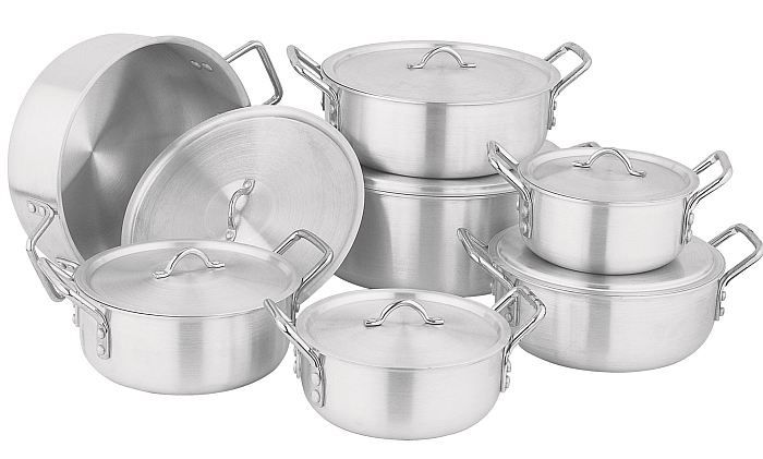 Кастрюля алюминиевая казан