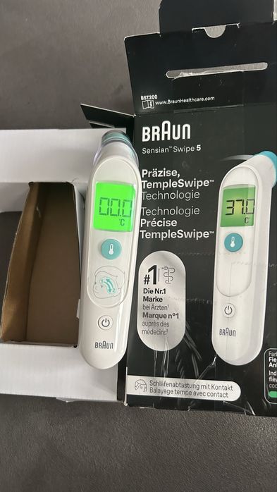 Термометър за чело Braun TempleSwipe™ BST200