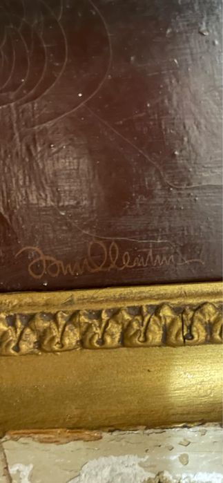 Tablou Vechi Natura morta cu fructe , Semnat