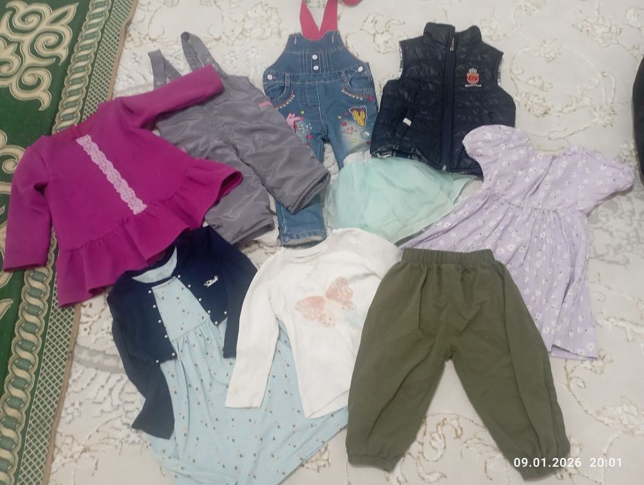 Тегин 1жас кызға киимдер