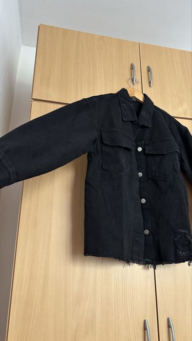 Geaca blugi neagra XS