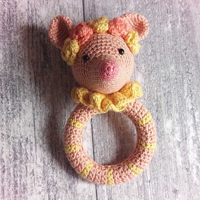 Вязаные погремушки