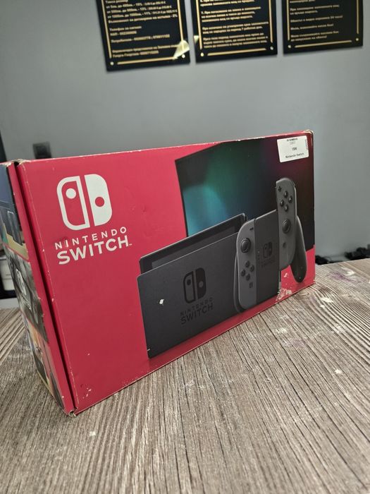 Nintendo Switch (V1/V2) Gray - Пълен комплект с кутия