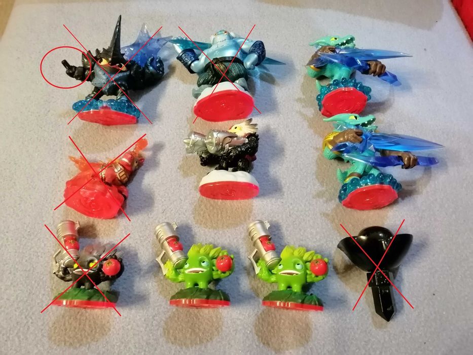 Lot figurine Skylanders Trap Team, Superchargers