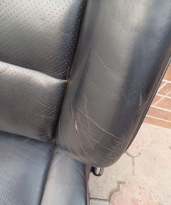 Кожанный салон w124