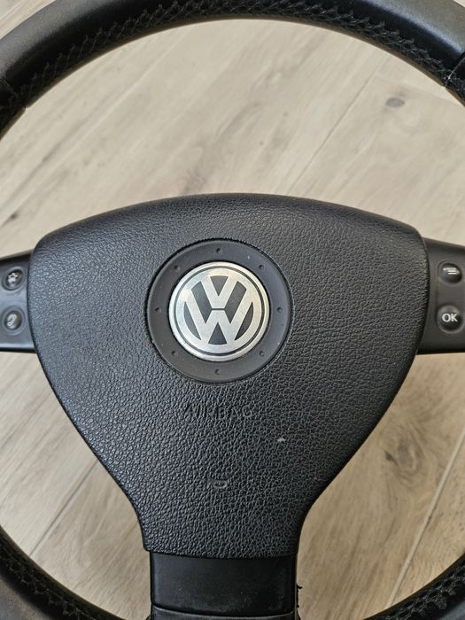 Volan + airbag vw passat b6 cu comenzi