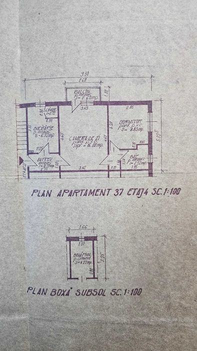 de vanzare apartament 2 cam semidecomandat