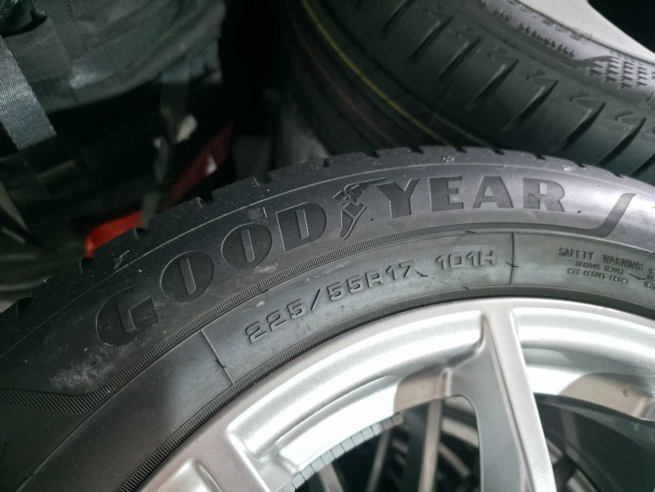4 ROTI Complete JANTE + Anvelope IARNA - 225/55/17 GoodYear 2022 - CA NOI - OEM BMW X1 X2 - Seria 5 G30 - Seria 4 G26 - BMW i4 - CA NOI