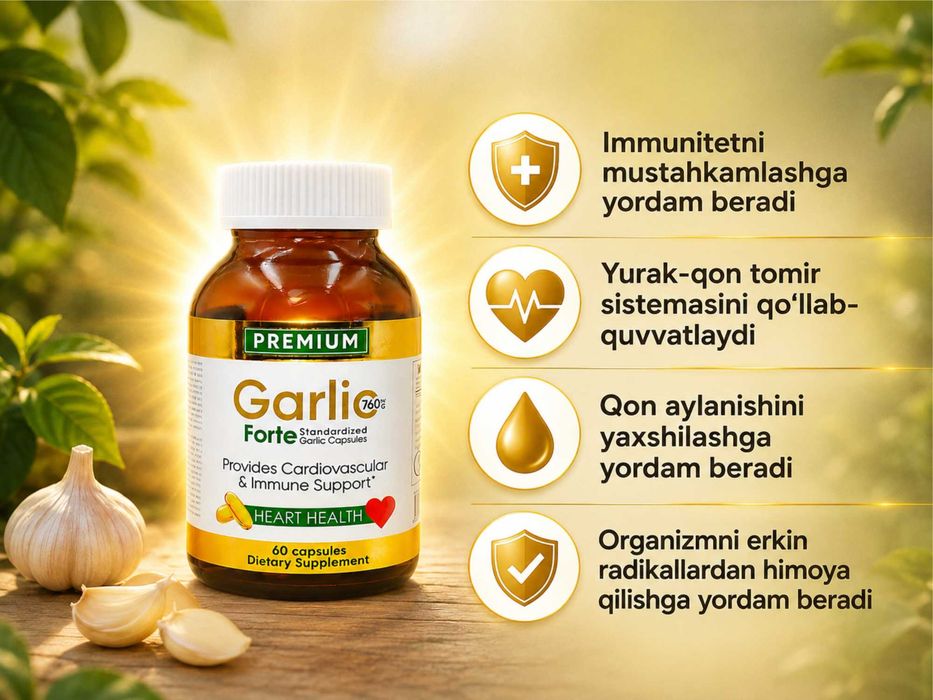 Garlic Forte 760 mg 60 capsules