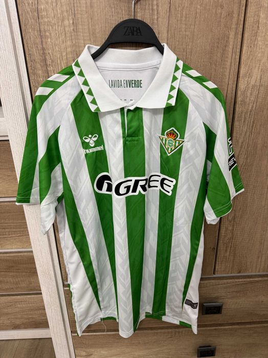 Tricou Fotbal Hummel Real Betis Home Kit 2024/2025 Antony #7 Marimea M -EUR40-