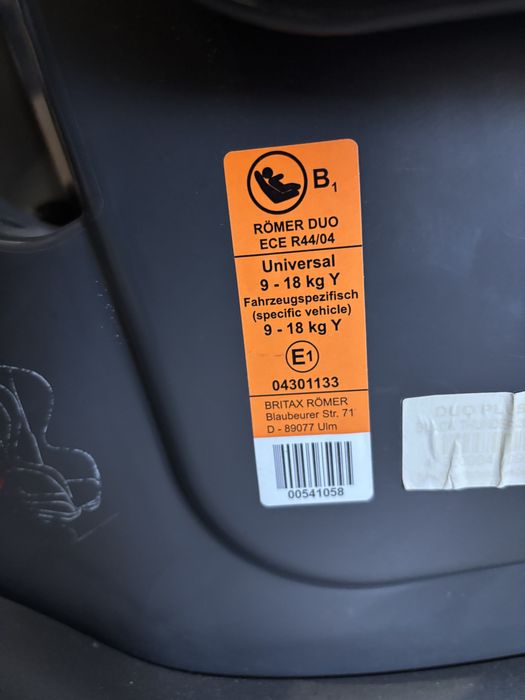 Столче за кола Britax Romer Duo ACE R44/04