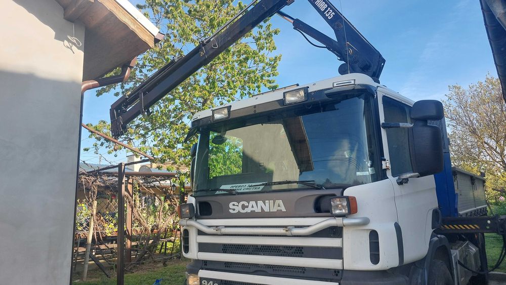 Товатен камион скания с кран