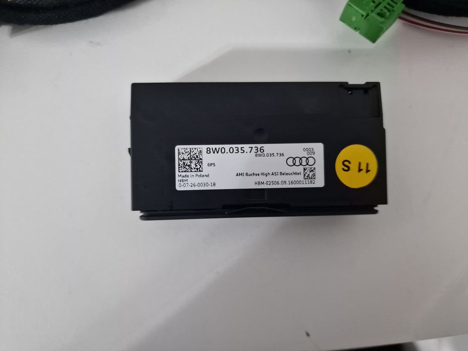 Mufa USB originala Audi A4 B9 A5 F5 Apple Carplay Android Auto