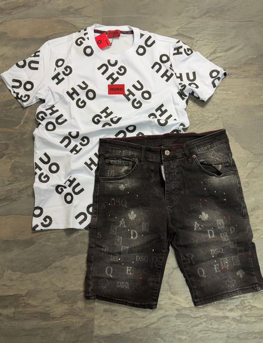 Дънки + Тениска Dsquared2