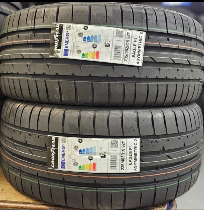 2x Goodyear Eagle F1 Asymmetric 2 235/40 R19, Noi, DOT 2025, Porsche N0