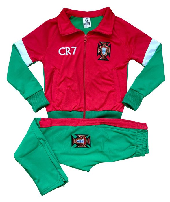 Детски футболен комплект Роналдо дълъг екип Португалия Portugal CR7