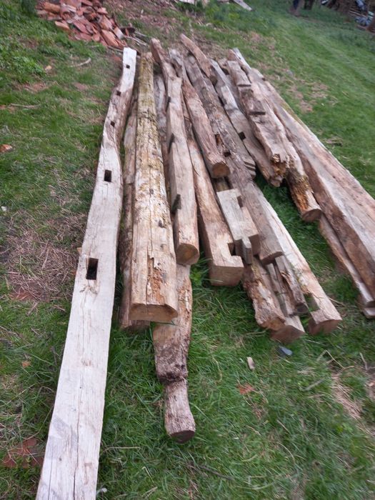 Grinzi de stejar vechi