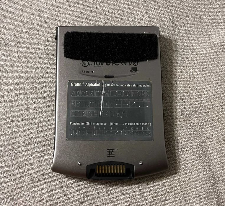 Palm V 3Com PDA original an 1999 cu stylus, colectie retro