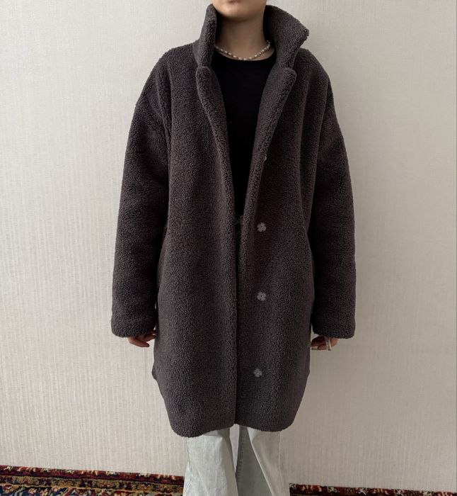 Шуба из эко меха