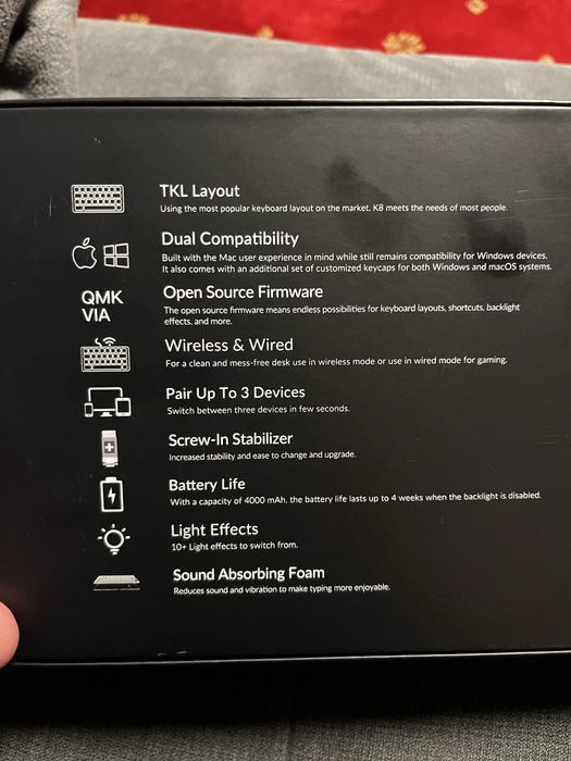 Vand tastatura mecanica Keychron K8 Pro