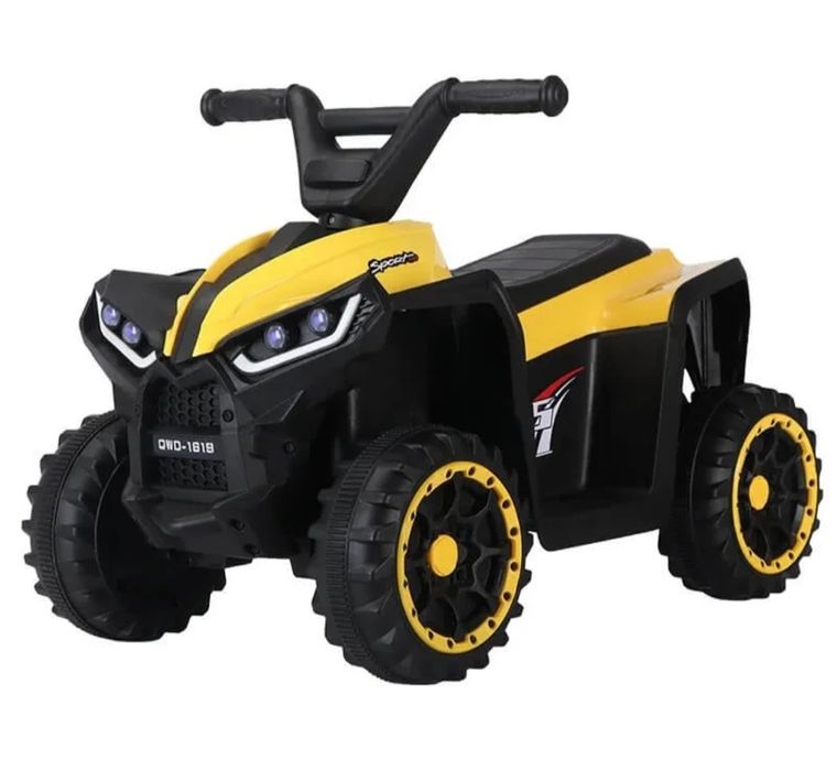 ATV electric pentru copii 6V4Ah cu 2 motoare și faruri LED model 1619