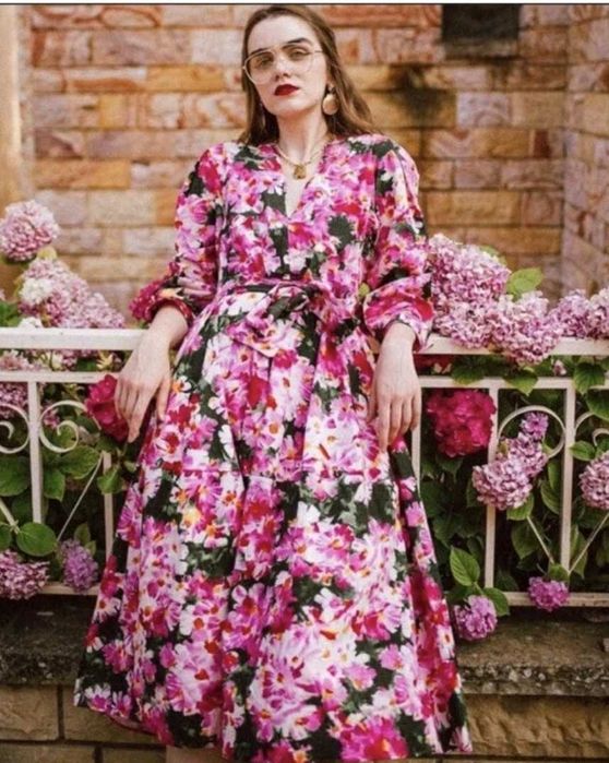 Zara флорална рокля